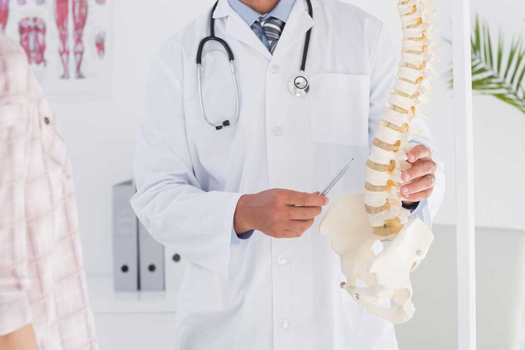 Chiropractic photo from Adobe Stock